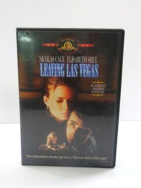 Leaving Las Vegas DVD Nicolas Cage Elisabeth Shue MGM Unrated